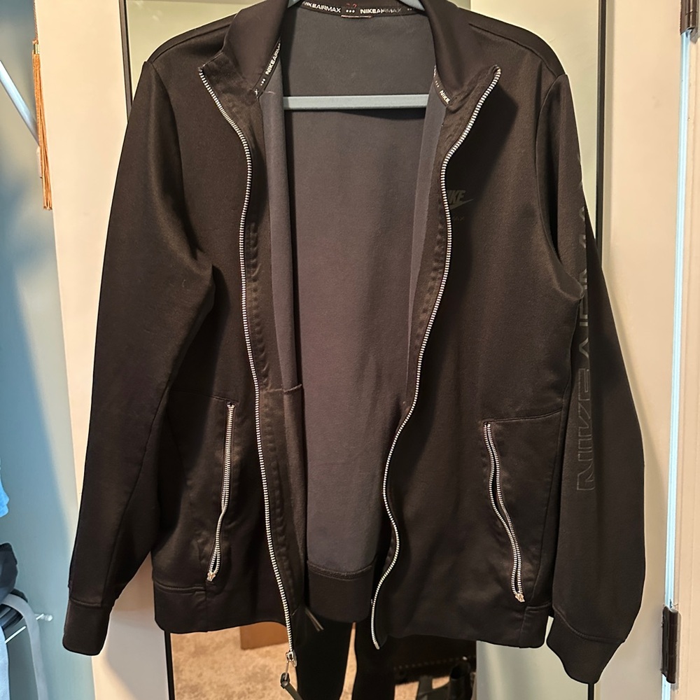 Nike Airmax Men's Black Full-Zip Jacket